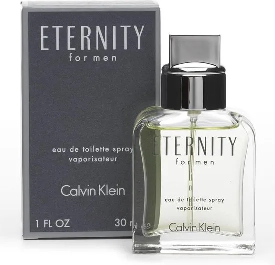 Calvin Klein Eternity For Men 30 ml Eau de Toilette - Aromatische Fougere Geur met Lavendel, Bergamot & Sandelhout voor Heren