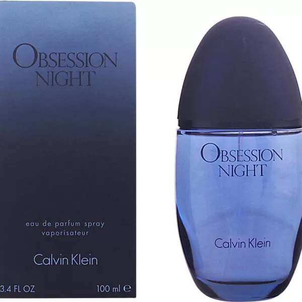 Calvin Klein Obsession Night Eau de Parfum 100 ml – Verführerisches Damesparfum mit blumigen und orientalischen Noten – Perfekt für besondere Anlässe