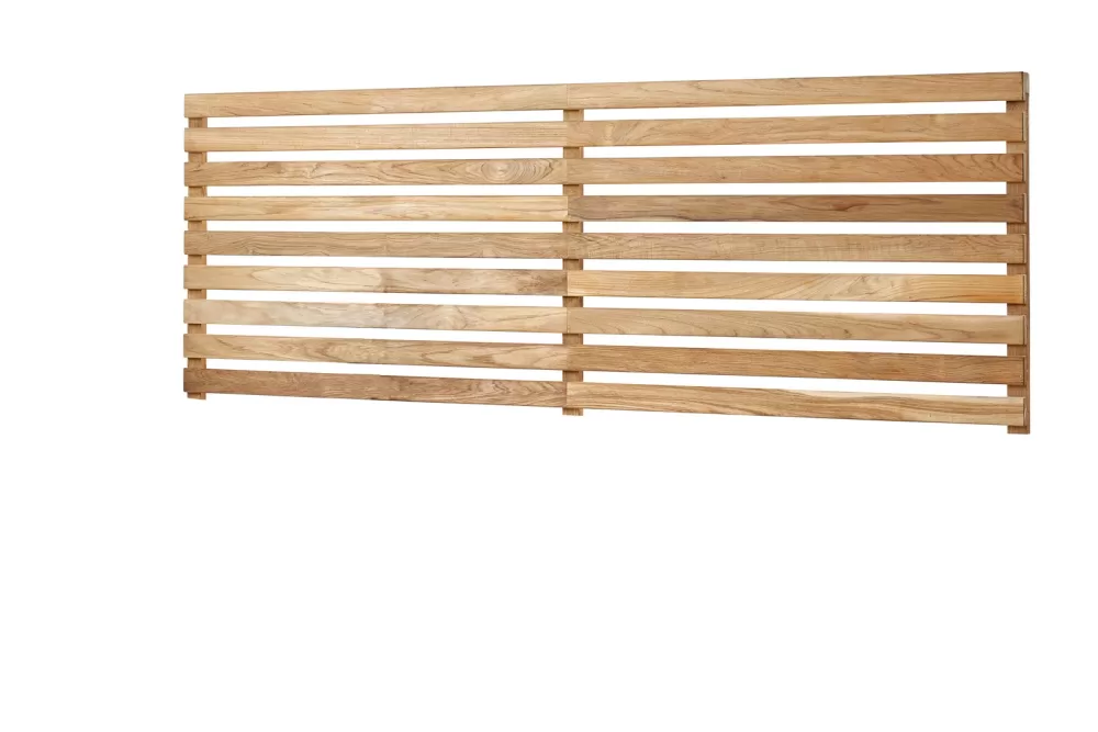 Cane-line Drop Teakholz Wand für Küchenmodul | 200 cm breit, modernes Design für Outdoor Küche, robust & stilvoll