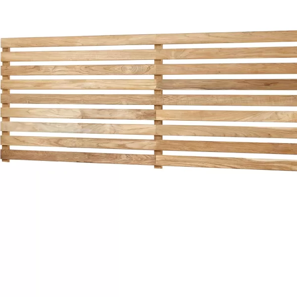 Cane-line Drop Teakholz Wand für Küchenmodul | 200 cm breit, modernes Design für Outdoor Küche, robust & stilvoll