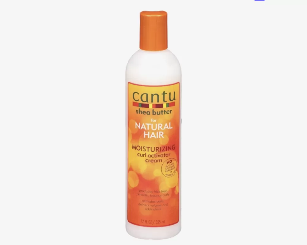 Cantu Haarcreme für natürliche Locken – 355ml, feuchtigkeitsspendend, mit Sheabutter, definiert und pflegt lockiges Haar, weich & vital