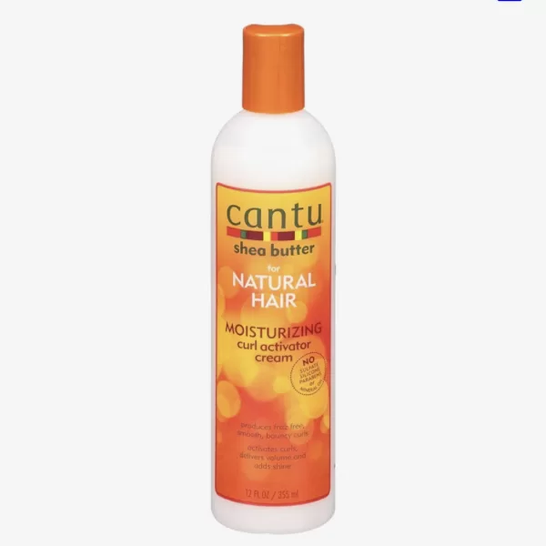 Cantu Haarcreme für natürliche Locken – 355ml, feuchtigkeitsspendend, mit Sheabutter, definiert und pflegt lockiges Haar, weich & vital