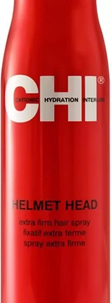 CHI Helmet Head Hairspray 284g – Sneldrogende Haarspray met Sterke Hold, Bescherming tegen Vocht, Glans & Volume, SLS-vrij