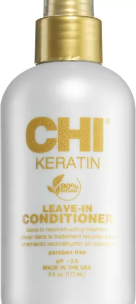 CHI Keratin Leave-In Spray Conditioner – Hydrateert, Regenerates, Versterkt Haarvezels, Zorgt voor Glans, Eenvoudig aan te Brengen, Fijn en Zacht Haar