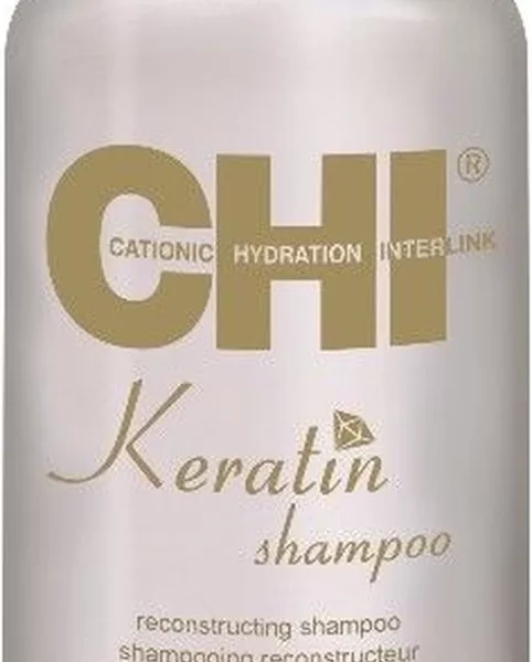 CHI Keratin Shampoo 335 ml - Voor Beschadigd/Droog Haar - Versterkt, Beschermt & Voedt - SLS & Parabeenvrij - Glanzend & Gezond Haar