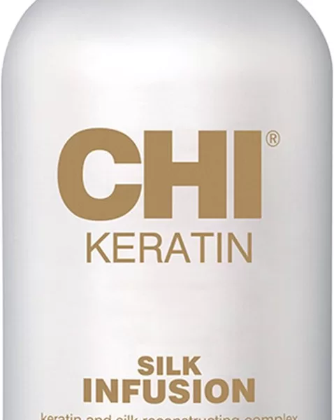 CHI Keratin Silk Infusion Haarcrème - 177 ml | Hydraterende Leave-In Behandeling voor Droog en Beschadigd Haar | Glans & Bescherming tegen Hitte