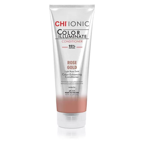 CHI Kleurconditioner Rose Gold - Ionic Color Illuminate, Hydraterende Conditioner voor Gekleurd en Natuurlijk Haar, Silk Amino Complex