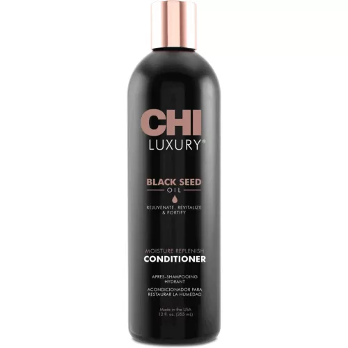 CHI Luxury Black Seed Oil Conditioner 355ml – Vochtherstellend, Pluisvrij, Glanzend & Voedt Droog Haar met Vitaminen & Anti-oxidanten