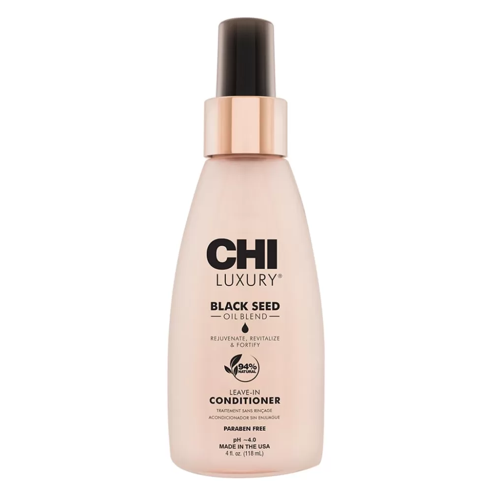 CHI Luxury Black Seed Oil Leave-In Conditioner 118ml – Hydraterende, niet-verzwarende conditioner met thermische bescherming voor alle haartypen