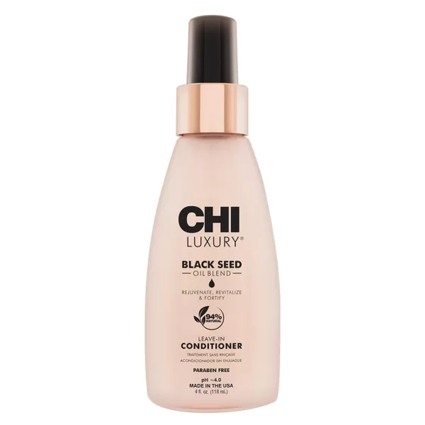 CHI Luxury Black Seed Oil Leave-In Conditioner 118ml – Hydraterende, niet-verzwarende conditioner met thermische bescherming voor alle haartypen