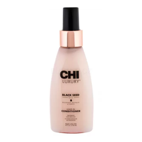 CHI Luxury Black Seed Oil Leave-in Conditioner - Ontwart, Beschermt tegen Hitte, Pluisvrij, Glans & Veerkracht, Voorkomt Gespleten Haarpunten - 250 ml