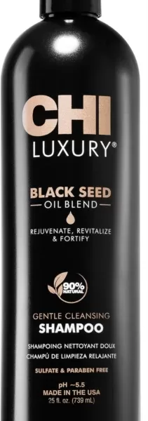 CHI Luxury Black Seed Oil Shampoo - Zachte Reiniging, Volume & Glans, Bescherming tegen Omgevingsstress, Revitaliserend Haarverzorging