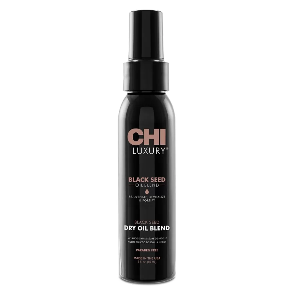 CHI Luxury Black Seed Dry Oil 177ml - Voedende Behandeling voor Glanzend, Sterk en Gezond Haar, Geschikt voor Alle Haartypes