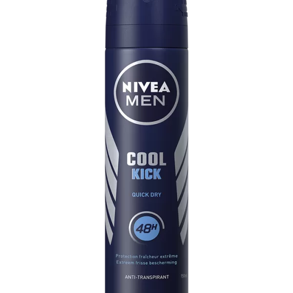 COOL KICK SPRAY Anti-Transpirant 150ml – 48h Extreme Frische & Schutz für Männer – Lang anhaltende Wirkung gegen Geruch