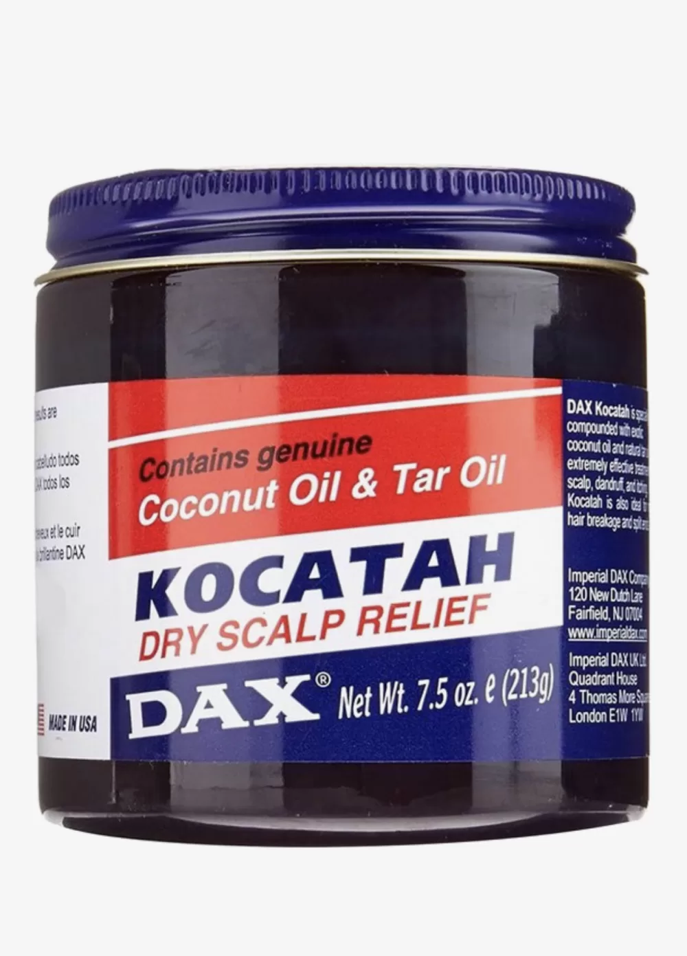 DAX Kocatah Dry Scalp Relief - 397g, effectieve behandeling tegen droge hoofdhuid, roos, jeuk, vermindert haarbreuk en gespleten punten