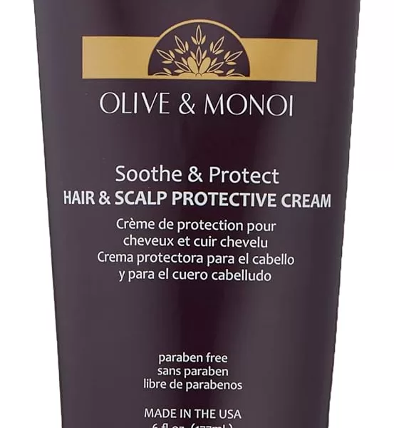 CHI Deep Brilliance Olive & Monoi Hair & Scalp Protective Cream - Soothe & Protect Balm 177ml für gesundes Haar & Kopfhautpflege