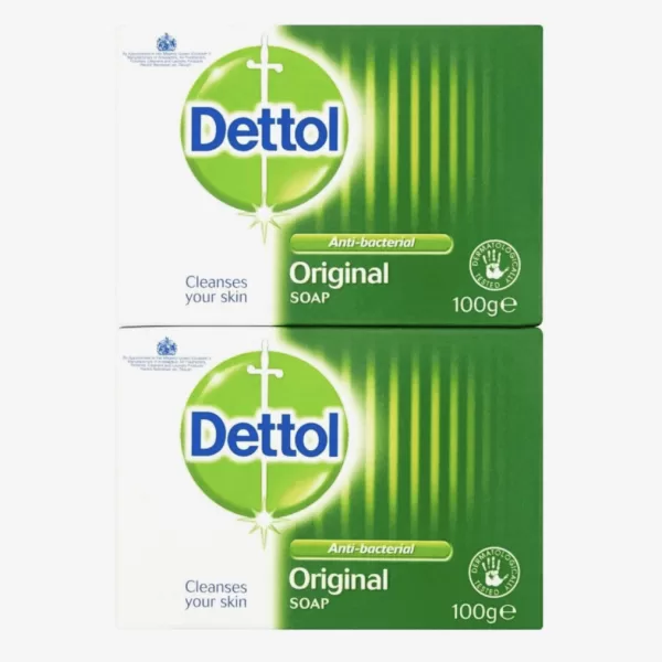 Dettol Zeeptabletten Original 2x100g - Antibacteriële Handzeep voor Hygiënische Schoonheid met Frisse Geur - 2 Stuks