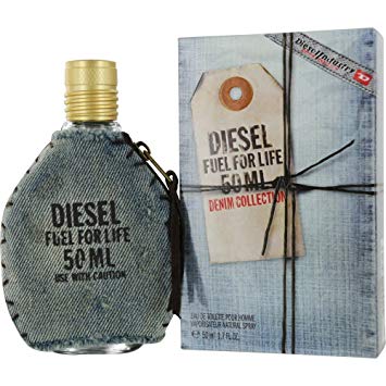 Diesel Fuel For Life Denim Eau de Toilette Spray 50 ml - Herrenduft, Frisch, Langanhaltend, Ideal für Alltag und besondere Anlässe