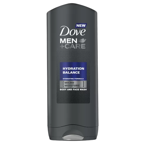 Dove Men+Care Hydration Balance Douchgel 250ml - MicroMoisture Technologie für Hydratation & Gezonde Huid