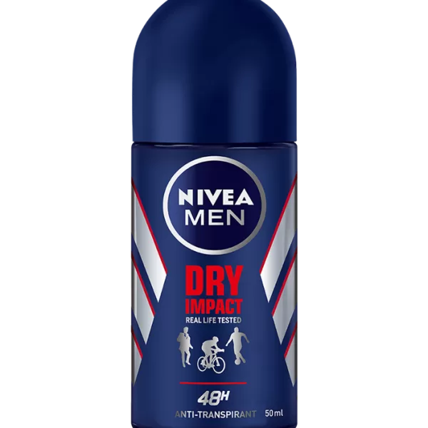 DRY IMPACT ROLL-ON Anti-Transpirant 50ml - 48h Schutz, real-life getestet, effektive Frische für den ganzen Tag