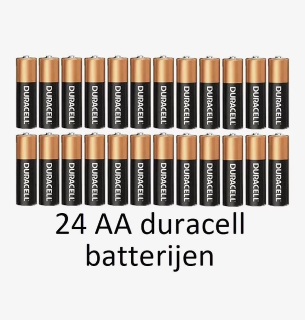 Duracell AA Alkaline Batterijen - 24 Stuks - Langdurige Betrouwbaarheid voor Apparaten, Speelgoed, Zaklampen & Meer