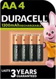 Duracell AA Akkus 1300mAh - 12 Stück (3x4) - Vorab aufgeladen, bis zu 100x wiederaufladbar, hält bis zu 12 Monate Ladezustand