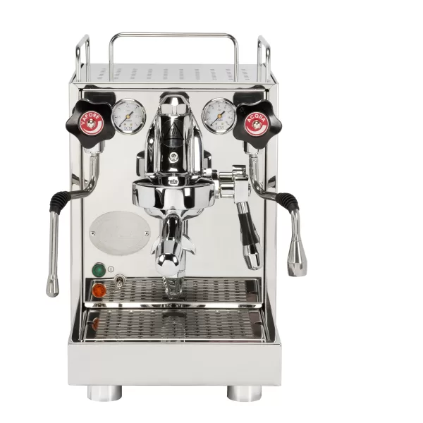 ECM Mechanika VI Slim Espressomaschine - Kompakte 2-Kreis, 2,2L Edelstahlkessel, präziser Brühdruck, abnehmbare Tassenwarmhaltefläche, 220V/1600W