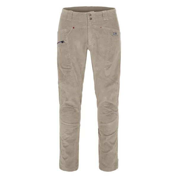 ELEVENATE Herren Après Cord Pants - Größe S, Vintage Khaki, 98% Baumwolle, 2% Elasthan - Stylische Freizeithose für Komfort und Stil