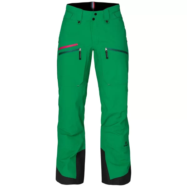 ELEVENATE Damen Backside Skihose M – Solid Green, 3L EPS, 20.000 mm Wassersäule, atmungsaktiv, recyceltes Material, Freeskiing, Cargo-Taschen