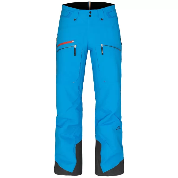 ELEVENATE Backside Ski-Hose Herren L - Aktiv Blau, 3-lagig, wasserdicht 20.000 mm, atmungsaktiv, recyceltes Material, Freeride, Gamaschen