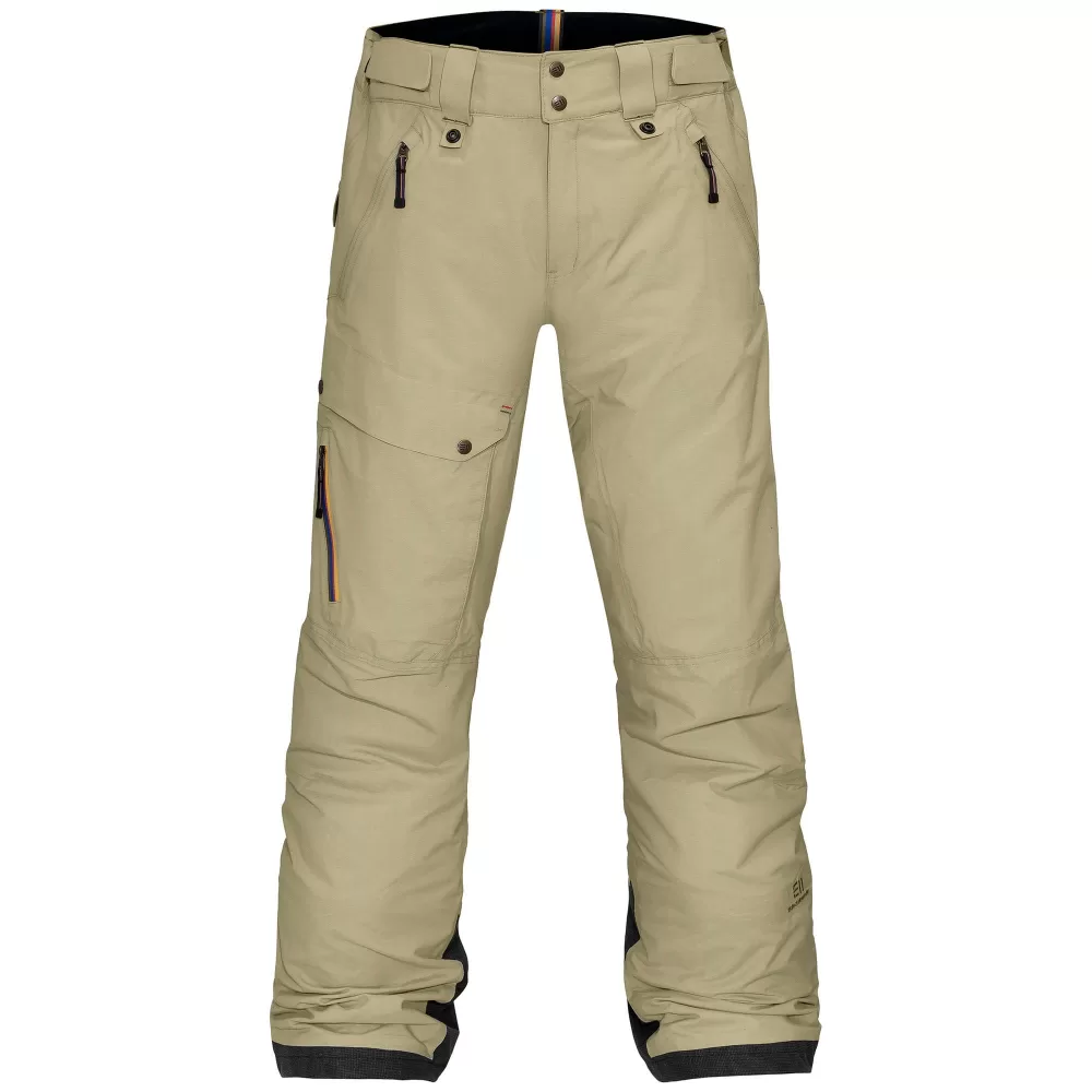 ELEVENATE Brevent Herren Skihose L Vintage Twill, wasserdicht, atmungsaktiv, 60% recycelte Materialien, isoliert, Freeride, Gamaschen