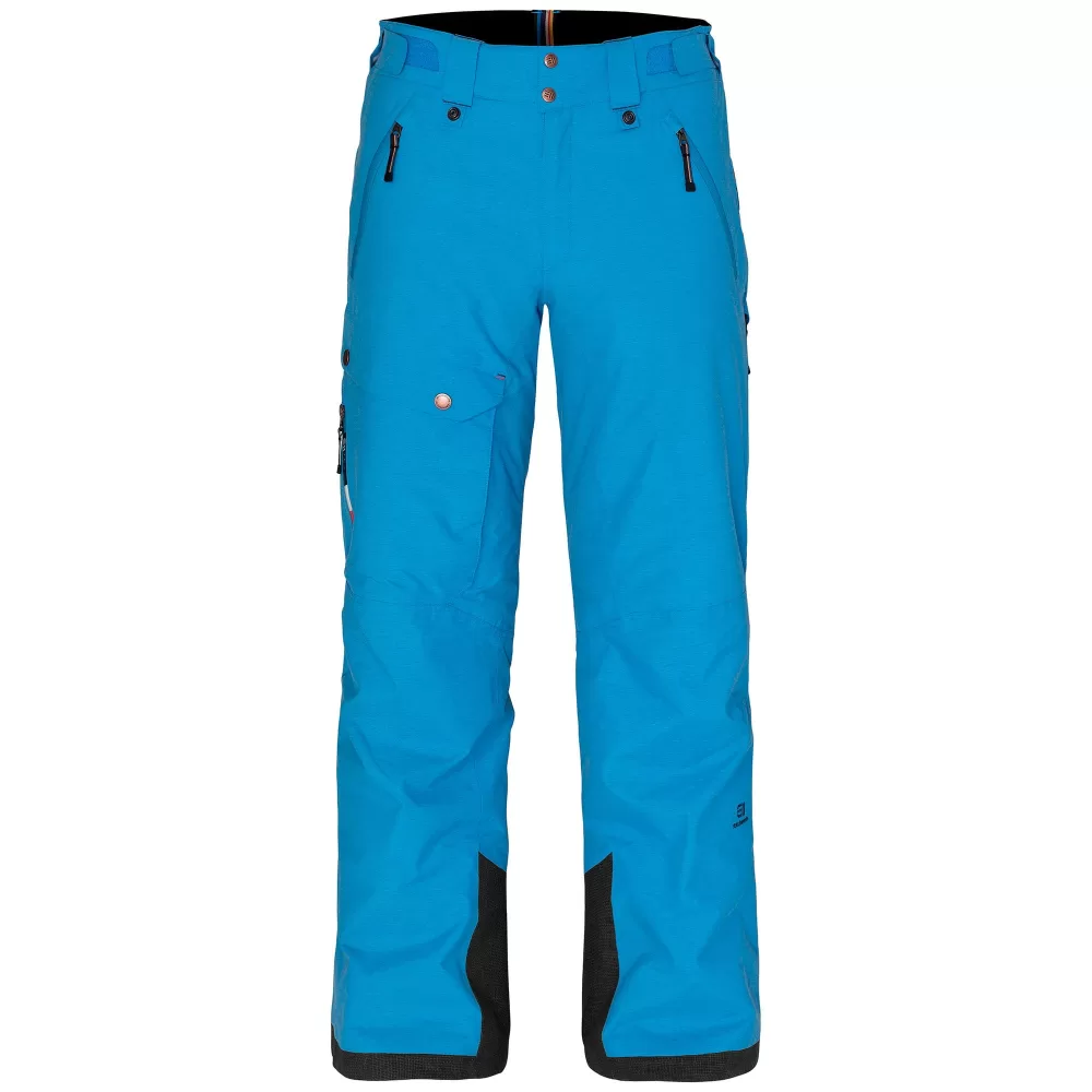 Elevenate Brevent Ski-Hose Herren, Größe L, Active Blue Denim, 2-Layer, leichte Isolierung, 60% recycelte Materialien, wasserdicht, atmungsaktiv