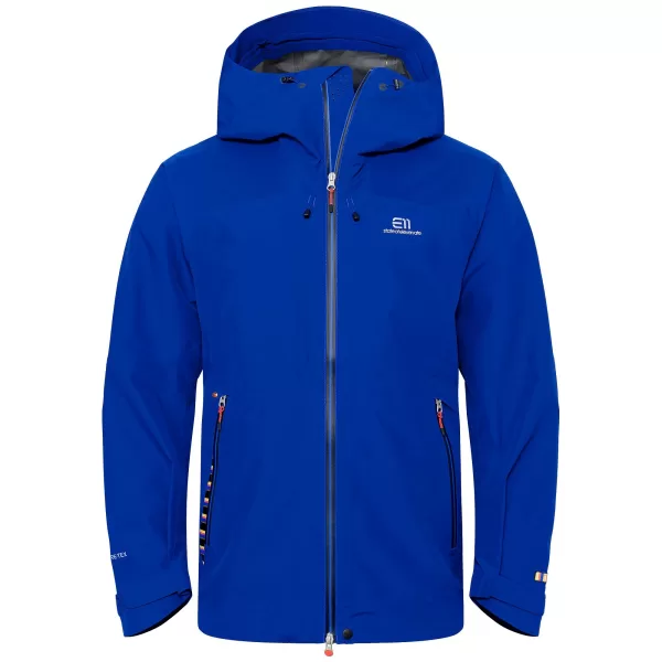 Elevenate Chemin Jacket Herren Hardshell in Deep Cobalt, Größe L - 100% Polyester mit Gore-Tex-Membran für ultimativen Wetterschutz