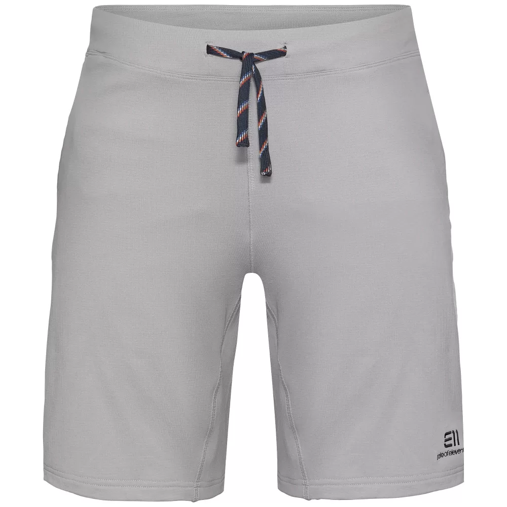 Elevenate Montée Shorts Herren L - Komfortable, schnell trocknende Shorts aus Pontetorto Technostretch, mit Reißverschlusstasche, Farbe: Concrete