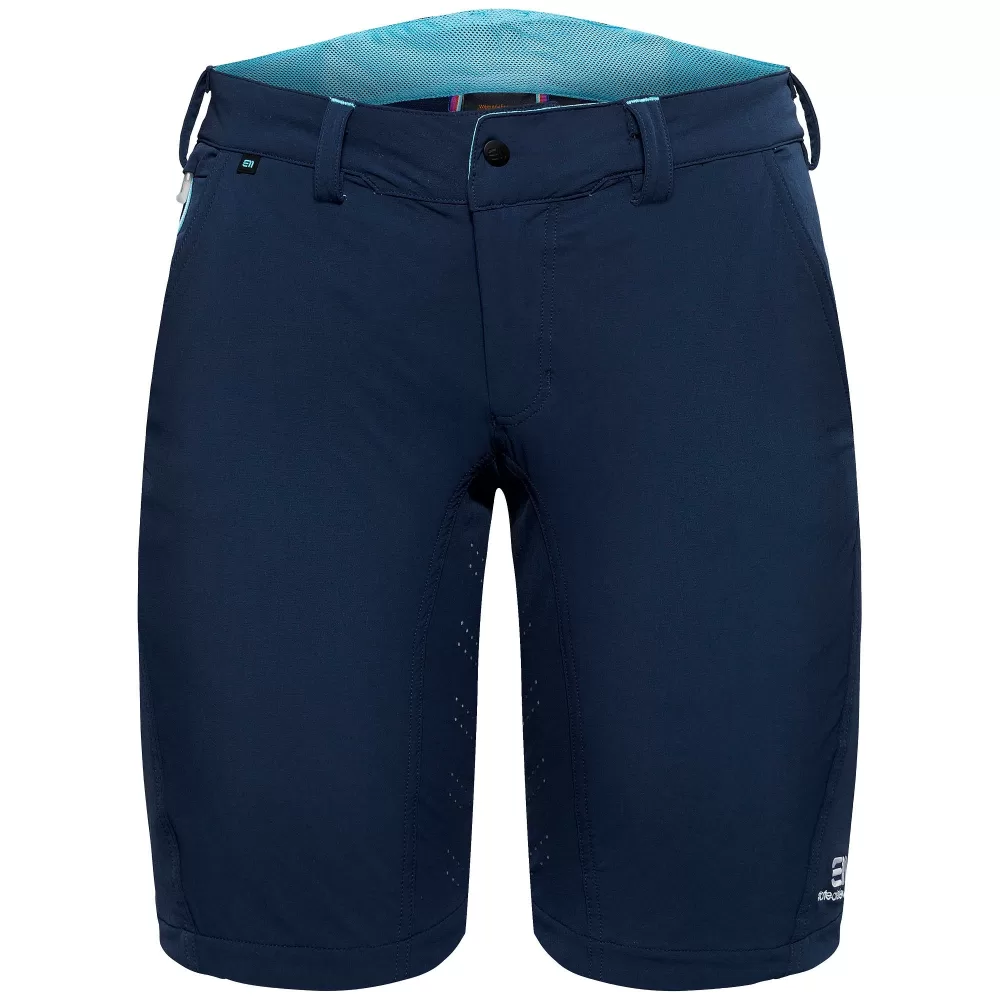 ELEVENATE Damen Versatility Shorts M – 4-Wege-Stretch, navy, atmungsaktiv, elastischer Bund, ideal für Wandern & Outdoor-Aktivitäten