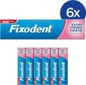 Fixodent Kleefpasta Original - 6x47g Voordeelverpakking - Extra Sterke Fixatie, Comfort & Voedselbarrière voor Kunstgebitten - Munt Smaak