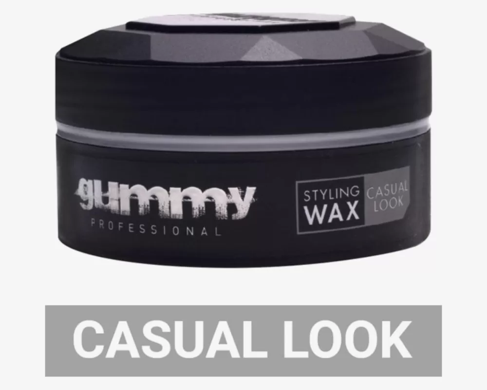 Fonex Gummy Styling Wax Casual Look 150ml - Rommelig Haar met Volume, Eenvoudig Aanbrengen, Perfect voor een Coole Look