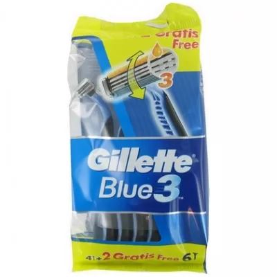 Gillette Blue 3 Wegwerf-Rasierer für Männer – 3 Klingen für eine sanfte und gründliche Rasur, ideal für Reisen und den täglichen Gebrauch.