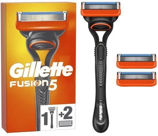 Gillette Fusion 5 Hand Scheermes – Hoogwaardige Scheerervaring voor een Gladde Huid – Ideaal voor Thuisgebruik en Dagelijks Gebruik