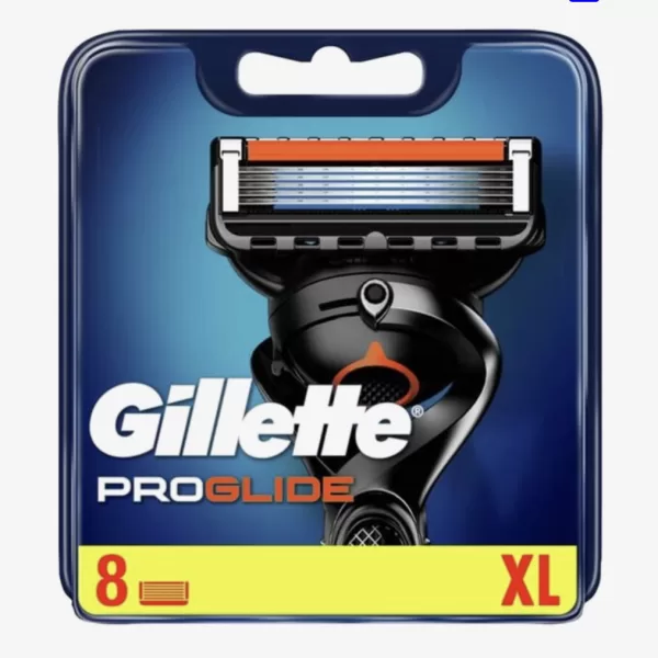 Gillette Fusion ProGlide Scheermesjes - 8 Stuks met FlexBall Technologie, 5 Mesjes, Precisietrimmer & Verbeterde Lubrastrip voor Comfortabele Scheerbeurt