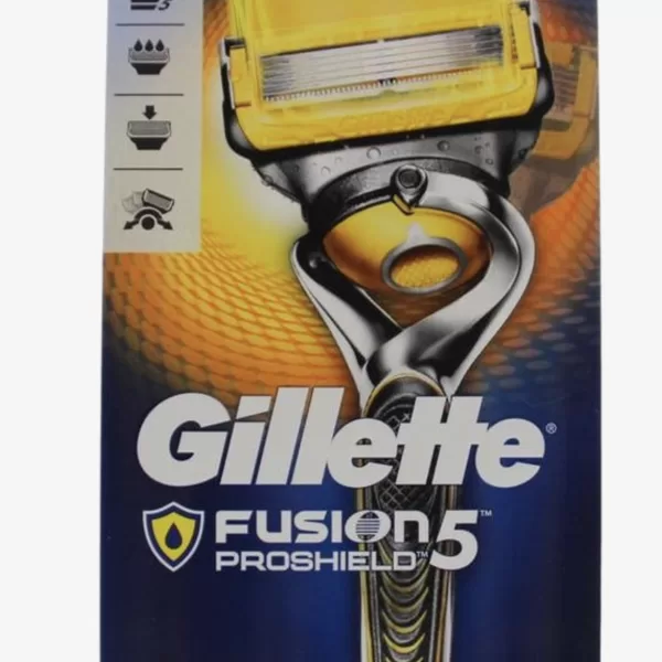 Gillette Fusion ProShield Scheermes met FlexBall, 5 Precisiemesjes, Beschermende Strips, Precisietrimmer – Comfortabel en Irritatievrij Scheren