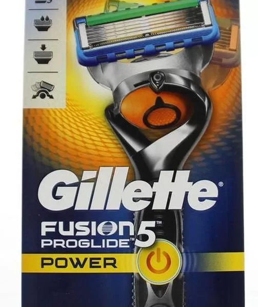 Gillette Fusion5 ProGlide Power Scheersysteem voor Mannen - 5 Mesjes, FlexBall Technologie, Precisietrimmer, Comfort Guard, Irritatiebescherming