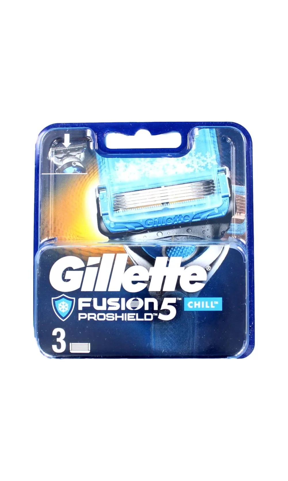 Gillette Fusion5 Proshield Chill Rasierklingen 3er Pack - Hochwertige Scheermesjes für eine sanfte Rasur, schnell & günstig bei Stuntpakker.nl