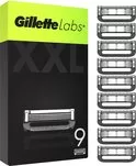 Gillette Navulmesjes voor GilletteLabs - 9 Stuks, Exfoliating Bar & Heated Razor, Comfort & Precisie, Geschikt voor Alle GilletteLabs Scheersystemen