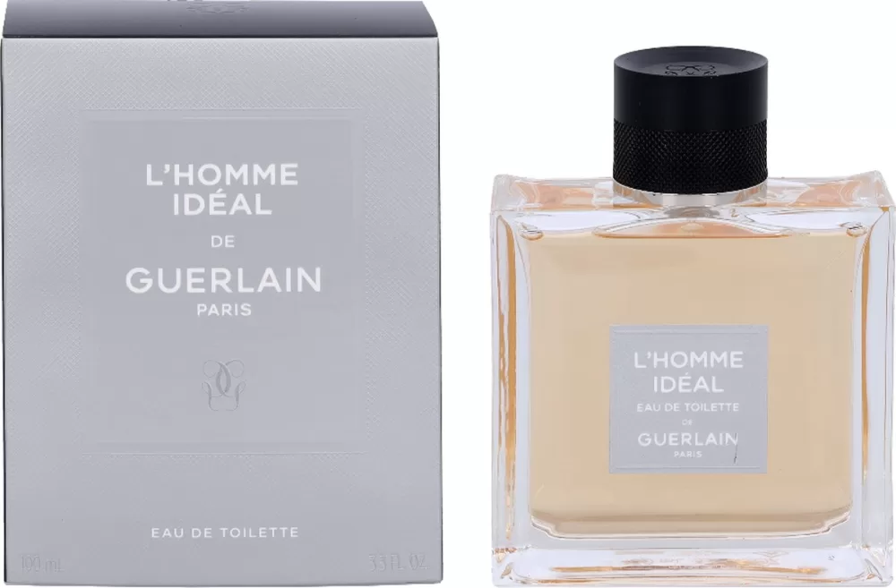 Guerlain L'Homme Ideal 100 ml Eau de Toilette - Herenparfum met frisse houtachtige geur, citrus, tonkaboon, ceder en leer. Uniek voor elke man!