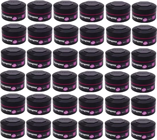 Gummy Styling Wax Extra Gloss 150ml - 36er Pack - Hochglanz Haarwachs für starken Halt und perfektes Styling