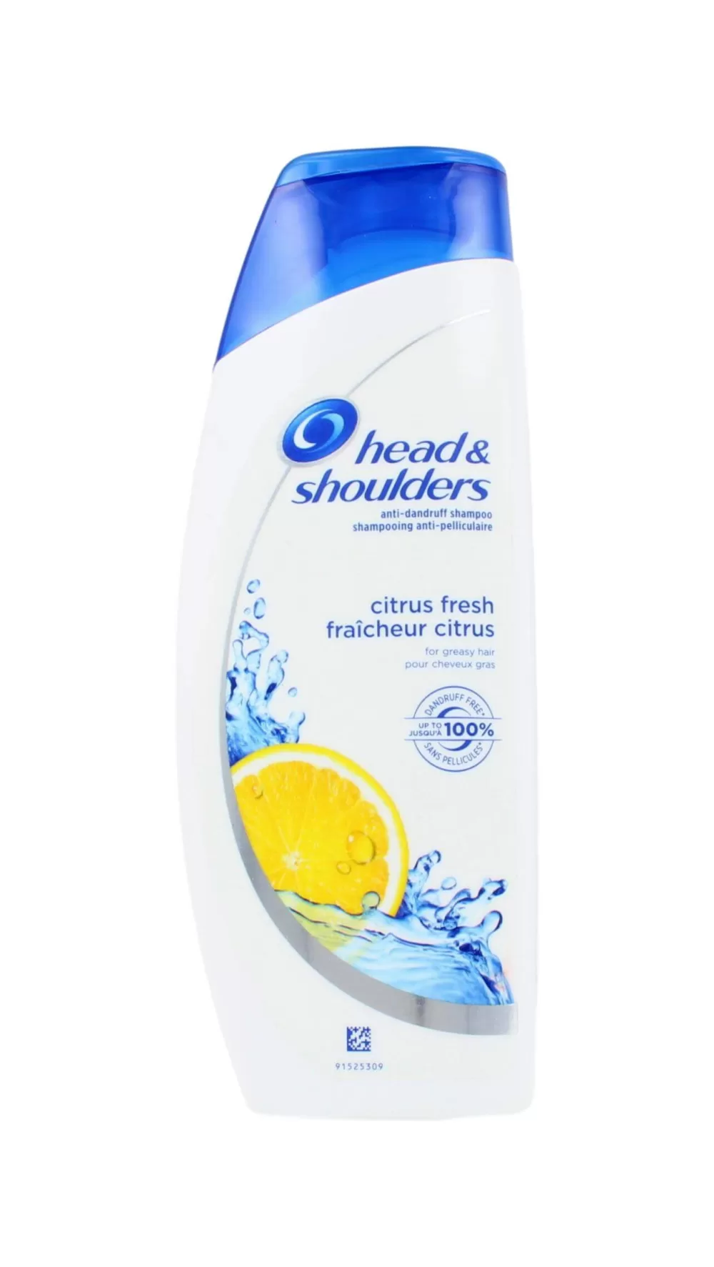 Head & Shoulders Citrus Fresh Anti-Dandruff Shampoo - Vet Haar, Jeukende Hoofdhuid, 100% Roosvrij, Dermatologisch Getest, 0% Ongewenste Ingrediënten