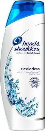 Head & Shoulders Classic Clean Shampoo – 400 ml, Anti-Schuppen für normales Haar, tägliche Reinigung & Pflege, rosfrei & weich