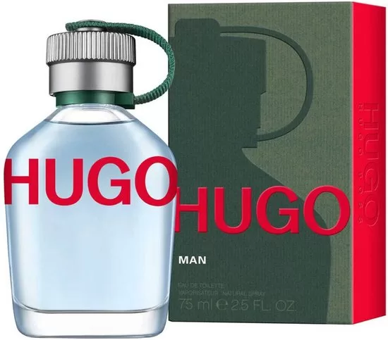 Hugo Boss Hugo 75 ml Eau de Toilette voor Heren - Aromatische Groene Geur met Grapefruit, Jasmijn & Sandelhout - Perfect voor elke Man