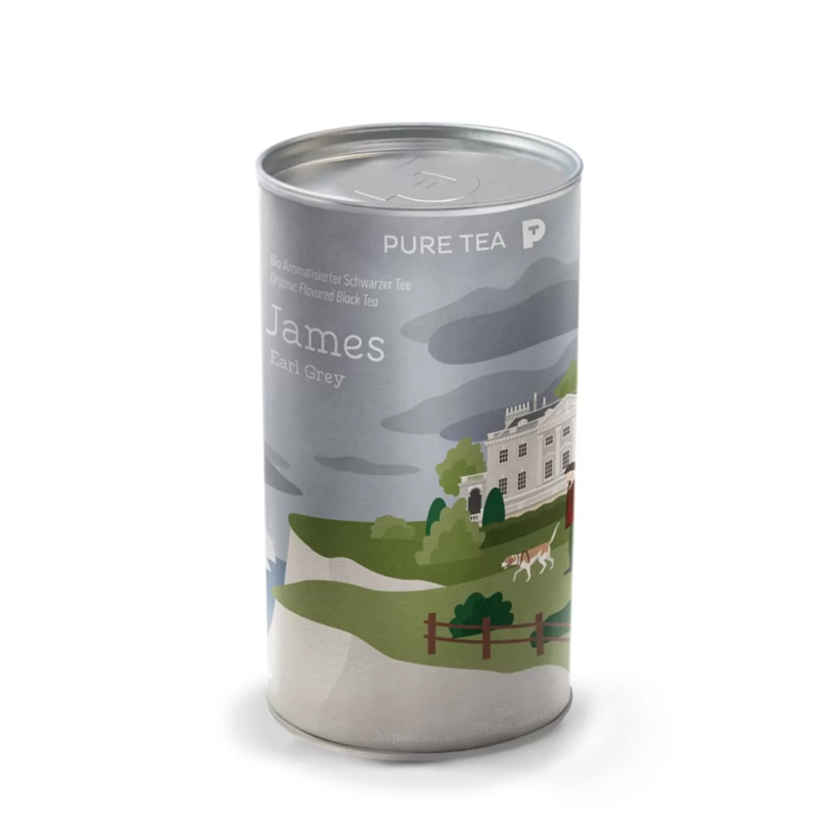 James Earl Grey Bio Lose Tee 140g - Aromatischer Schwarztee mit Bergamotte von Pure Tea für den perfekten Afternoon Tea